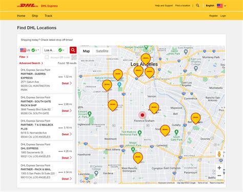 DHL near me .
